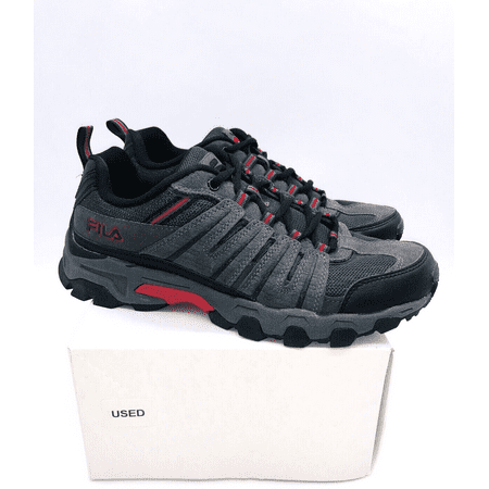 

Fila Men s Westmount Outdoor Trail Running Sneakers Grey / Black / Red US 9 USED