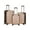 Beige, variant on Luggage Sonic 3 Piece Hardside Spinner Luggage Set