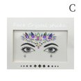 thumbnail image 2 of WREESH New Acrylic Face Sticker Rhinestone Environmental Resin Rhinestone Face Sticker, 2 of 2