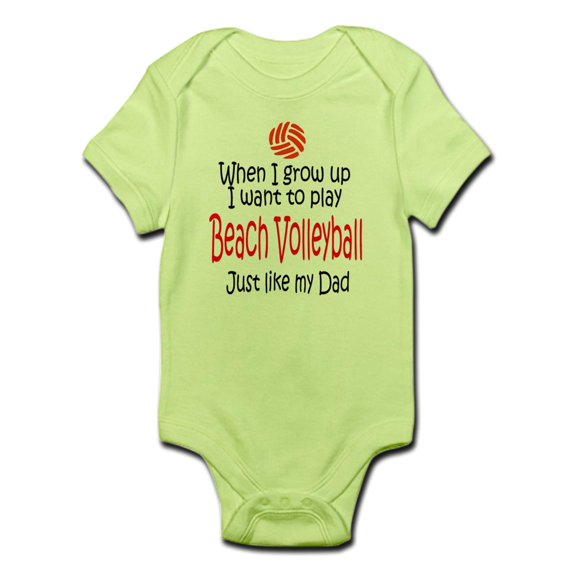 CafePress - WIGU Beach Volleyball Dad Infant Bodysuit - Baby Light Bodysuit