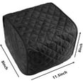 thumbnail image 2 of 2 Slice Toaster Cover, Toaster Protectors Fingerprint and Greasy Protection Anti-Sputtering and Dustproof Machine Washable Women Gift (11.5" x 8" x 8"), 2 of 8