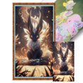 thumbnail image 1 of Hilo algodón ecológico bordado 11CT 3 hebras impresión 40*70cm kit serie dibujos animados Sphinxeon, 1 of 9