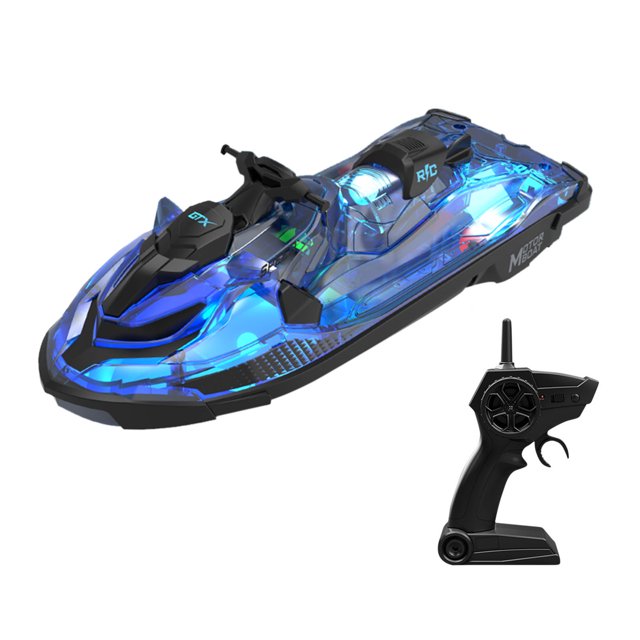 1/14 2,4 Ghz, lancha rápida con Control remoto, barco de Radio Control de dos velocidades para niños y niñas
