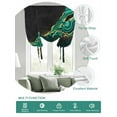 thumbnail image 2 of Green Marble Tie Up Curtains for Windows 45 Inch Length Balloon Curtains Kitchen Adjustable Balloon Window Shade Gold Abstract Vintage Modern Ombre Art Tie Up Valance Bathroom Curtain Window 34"x45", 2 of 6