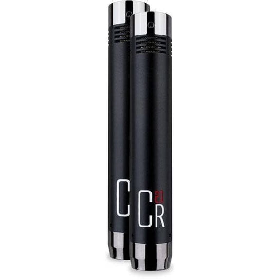 MXL CR21 Small Diaphragm Microphones, Black Chrome