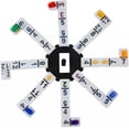 thumbnail image 2 of Homwom Mexican Train Dominoes with Numbers Double 12 Colored Homwom Homwom, 2 of 2