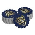 thumbnail image 1 of Inkdotpot Pack Of 50 Real Gold Foil Paper Tags Jingle All The Way Christmas Favor Hang Tags, 1 of 7