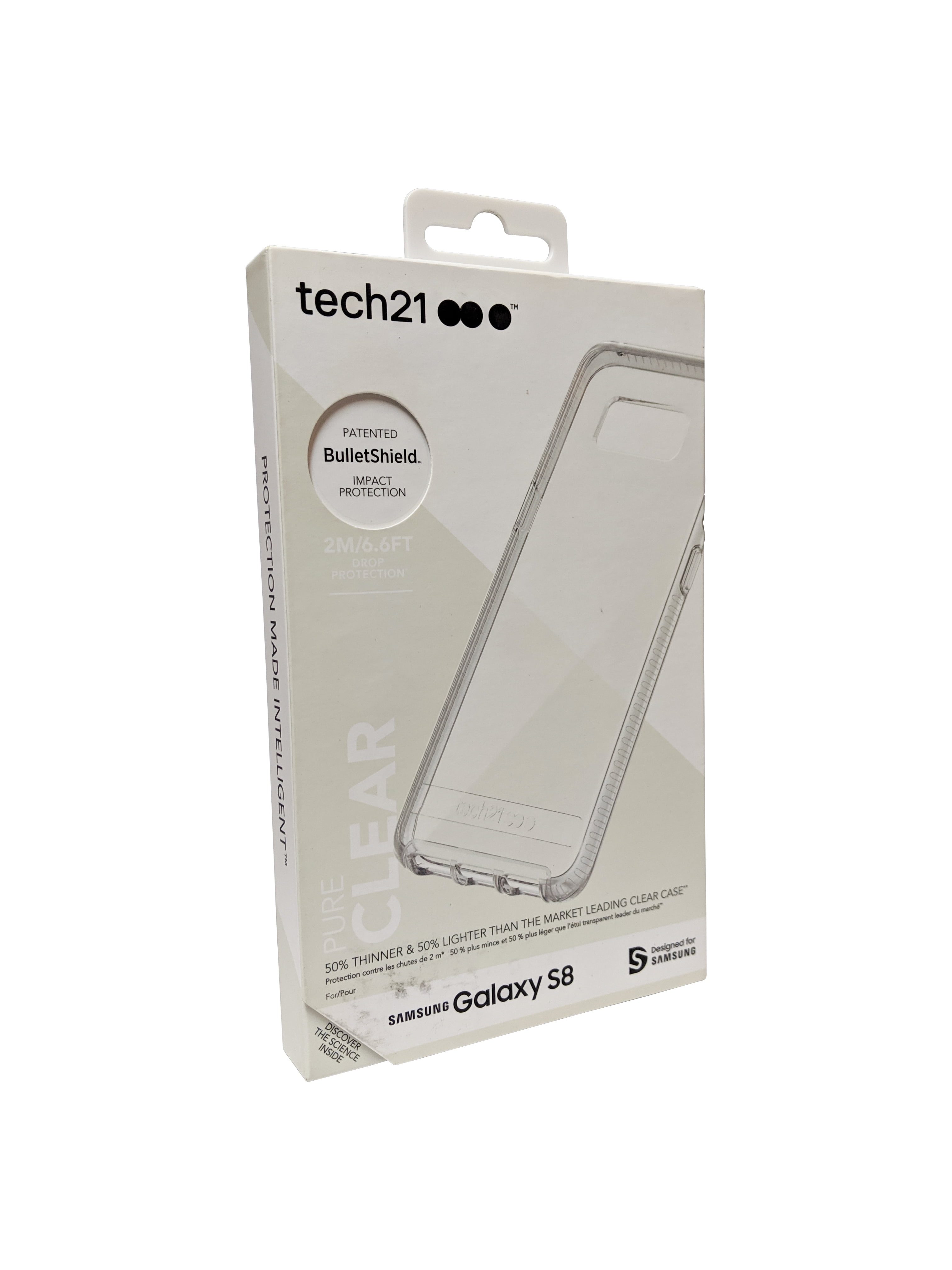Tech21 Pure Clear Case for Samsung Galaxy S8 Clear