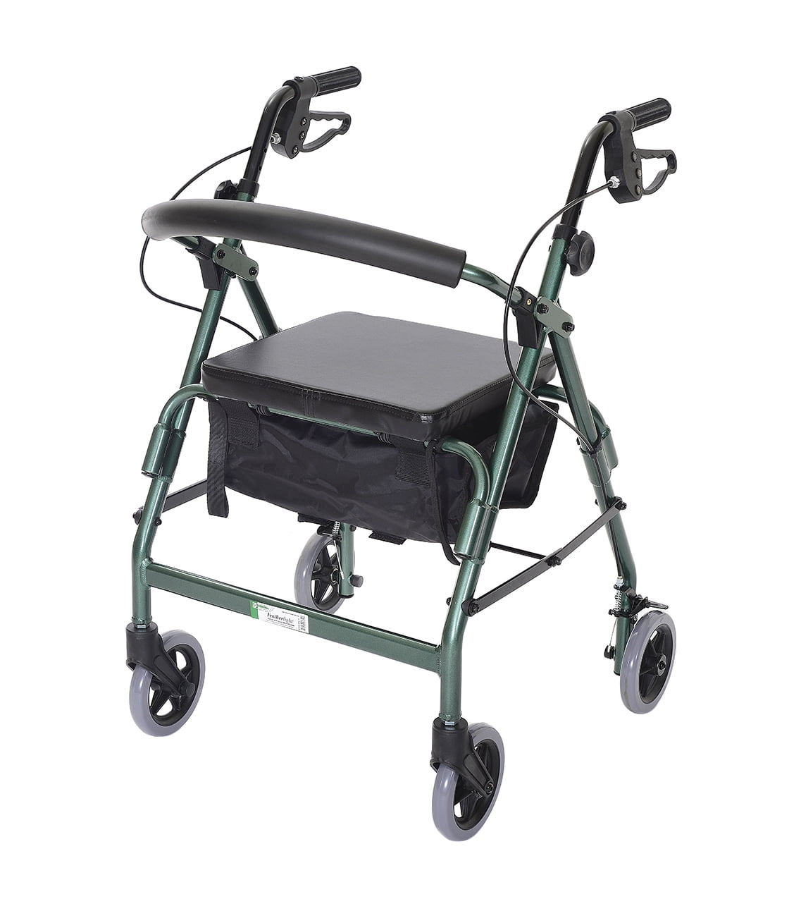 Essential Medical Supply Featherlight Lightweight Four Wheel Rollator