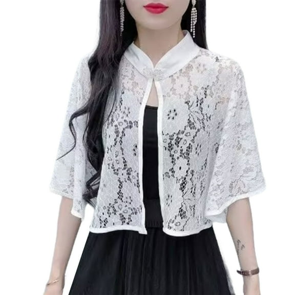 Lace Shawl Wraps For Women Prom Shrugs Shoulder Cover For Evening Dresses Prom Wedding Bridal