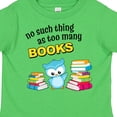 thumbnail image 4 of Inktastic No Such Thing As Too Many Books with Cute Owl Boys or Girls Toddler T-Shirt, 4 of 5