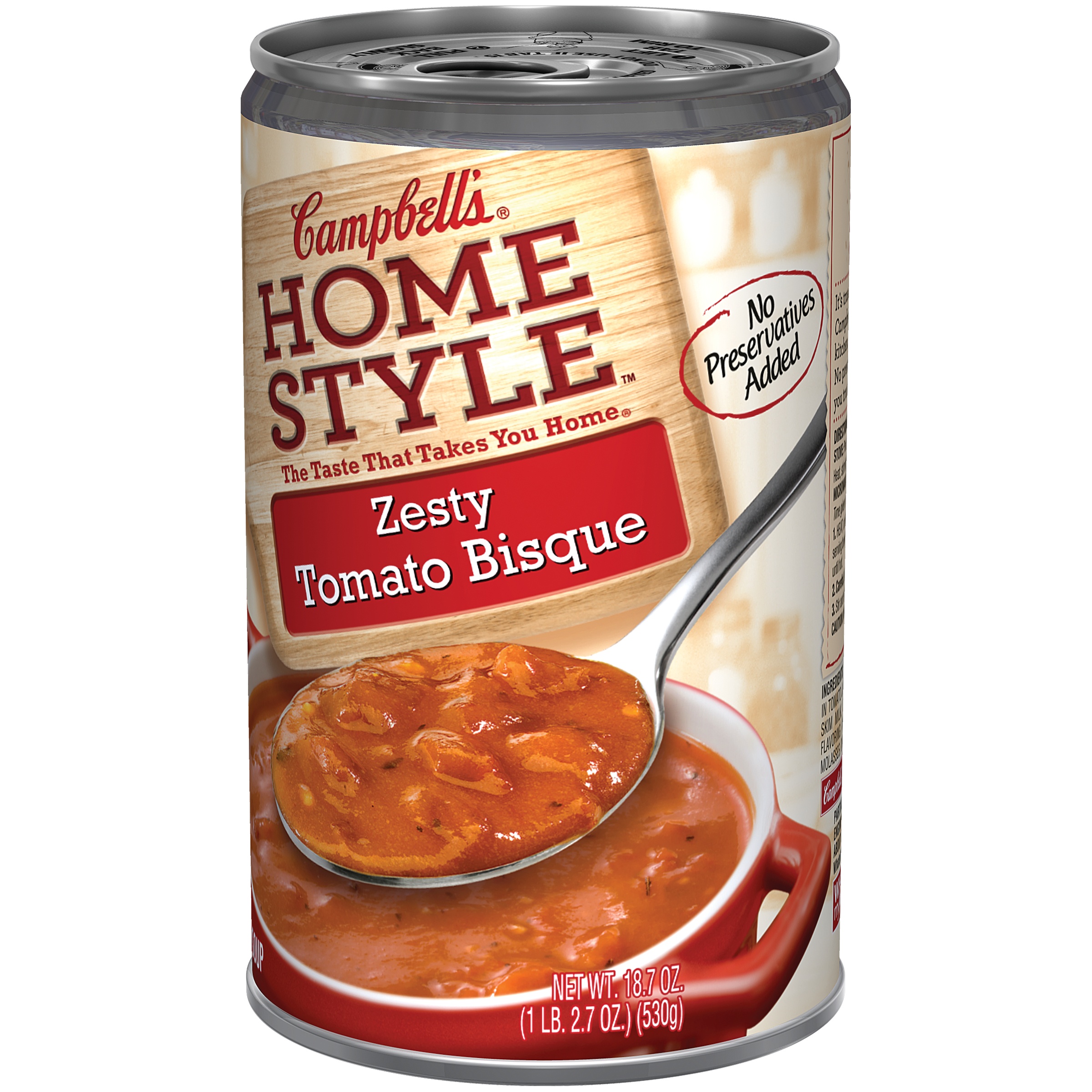 campbell homestyle zesty tomato bisque