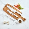 thumbnail image 4 of Cuisinart Classic Triple Rivet Stainless Steel 3 Piece Knife Block Set with Blade Guards, 4 of 7
