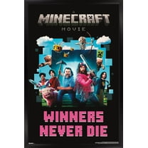 A Minecraft Movie - Group Wall Poster, 14.725" x 22.375" Framed