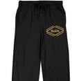 thumbnail image 2 of Modelo Oval Logo Men's Black Sleep Pajama Pants-Large, 2 of 5