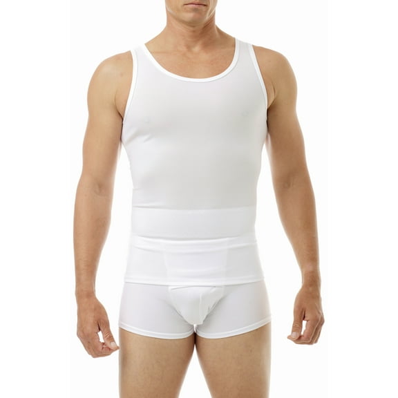 Underworks Mens Posture Corrector Body Shaper Compression Shirt