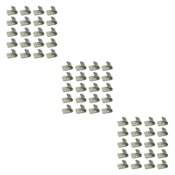 Transemion 1/2/3/5 20Pcs Upholstery Spring Clip Corners Bracket