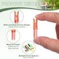 thumbnail image 3 of Uxcell Archery Arrow Nocks, Plastic Nocks Replacement Arrows Tail Accessory-Fitting For (DIY Hunting Shooting/Compound/Recurve Bow) 6.2MM/0.24" ID & 12 Pcs & Plastic & Transparent Orange, 3 of 6
