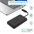thumbnail image 5 of BENFEI 2.5 Inch SATA to USB Tool Free External Hard Drive Enclosure USB Type-C/Type-A to Sata Compatible for 2.5 Inch SSD(Optimized for SSD Support UASP SATA III), 5 of 5