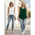 thumbnail image 5 of MOYIKO Tank Tops for Women V Neck Sleeveless Tops Summer Trendy Dressy Casual Flowy Shirts Loose Fit, 5 of 7