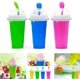 thumbnail image 2 of Quick-frozen Smoothies Durable Slush 350ml Ice Cream Maker Squeeze Slush Quick Cooling Cup Milkshake Bottle Smoothie Cup yaoshenbao LED, 2 of 2