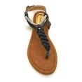 thumbnail image 2 of Victoria K. Women's Braided T-Strap Thong Sandal, 2 of 4