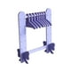 thumbnail image 5 of Soporte para pendientes de acrílico, organizador colgante para estante de joyería violeta claro, 5 of 9