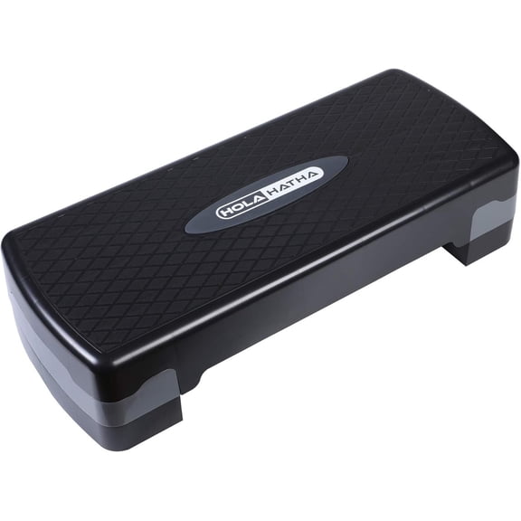 PYYP Compact Portable Aerobic Step Platform Exercise Fitness Equipment, Cardio Stepper with Adjustable Height for Home Gym