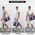 thumbnail image 7 of Alien Invader Zim Duffle Bag Overnighter Weekender Travel Bag Tote Carry On Bag School Practice Handbag Crossbody Fitness Bag For Women Men Boys Girls, 7 of 7