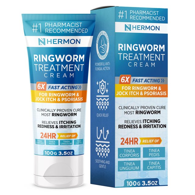 Crema antimicótica contra la tiña Hermon Powerful 100 ml para todas las edades