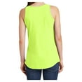 thumbnail image 2 of Yellow Rooster Women's Core Cotton Tank Top Neon Yellow M, 2 of 6