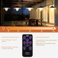 thumbnail image 3 of Lámpara Solar Exterior con Control Remoto, Lámpara Colgante Solar de 3 Modos 30LumtenD 5 Brillo, Lámpara Colgante Solar con Sensor de Movimiento, Lámpara Colgante de Jardín Solar Impermeable, Lumten, 3 of 5