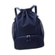 thumbnail image 5 of Mochila con cordón para hombre y mujer, ligera, para exteriores, de gran capacidad, impermeable, con compartimento para zapatos, bolsa deportiva para Azul oscuro, 5 of 8