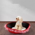 thumbnail image 4 of Casa de Mascotas Cama de Cojín de mascota de Fieltro Súper Suave Removible 5 Colores rojo Zulema Cama del animal doméstico, 4 of 8