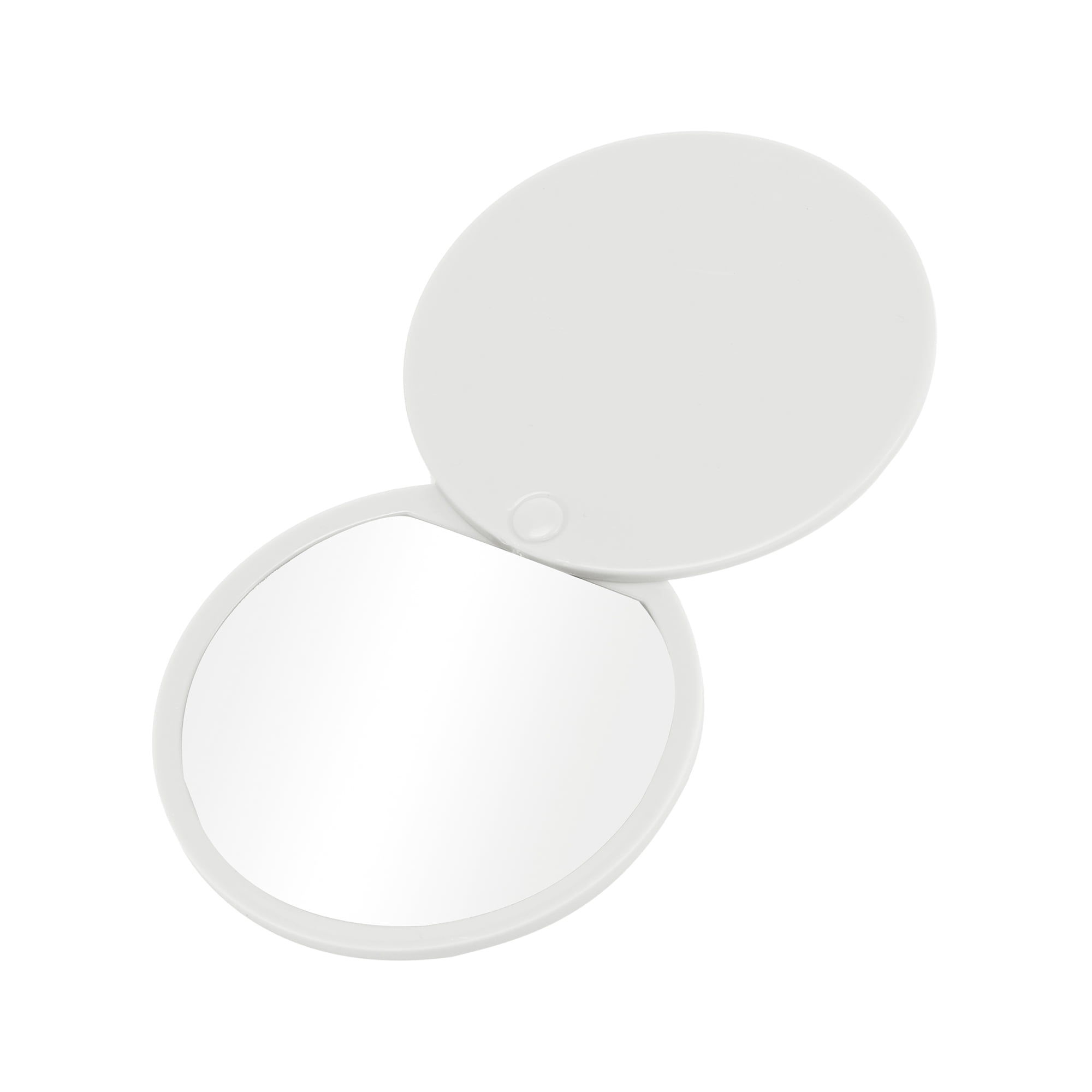 Unique Bargains 1Pc Round Cosmetic Mirror Compact Mirror for Business Gray
