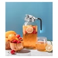 thumbnail image 4 of 4 Pcs for Mason Jar Stainless Steel Pour Spout Lid, Reusable Mason Jar Lids for Ball Wide Mouth Mason Jars no Rust Leaking Proof for Home Brewing Fruit Fermenting Drinks (with handle, 4), 4 of 6