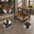 Step Stools For Adults Stool Metal & Wood Brown - Walmart.com