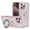 Pink, variant on ELEHOLD Case for iPhone 16 Pro Max, Magnetic Shockproof Transparent Case with 360° Ring Kickstand,Gray