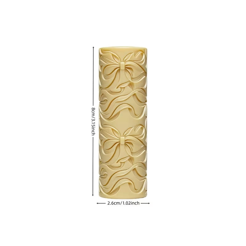 High Detailed Ribbon Texture Roller | Handmade Ceramics and Polymer Clay Tools | A must-have for DIY crafts