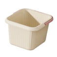thumbnail image 3 of MERIGLARE Foot Bath Basin with Handle Portable Lightweight Versatile with Massage Dots pink, 3 of 7