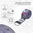 thumbnail image 2 of RDX 8ft Yoga Strap with D-Ring Buckle, Durable Polyester Cotton Adjustable Belts for Stretching P, F9, 2 of 5