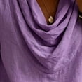 thumbnail image 5 of yeiolnoer Cowl Neck Tops for Women Dressy Casual 3/4 Sleeve Shirts Loose Fit Lightweight Blouse Summer Clothes Outfits, 5 of 5