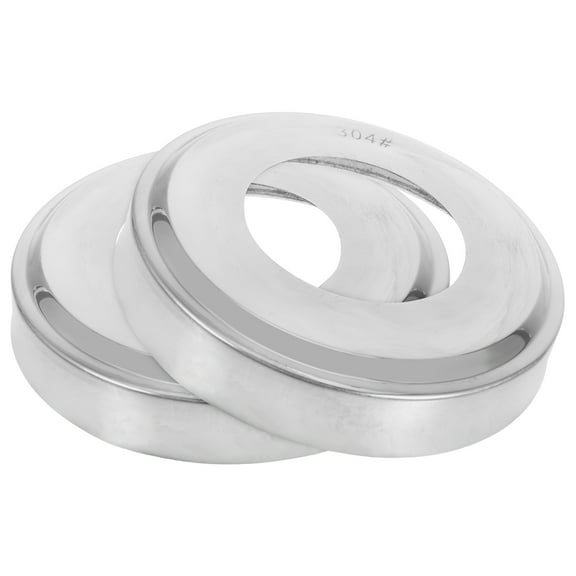 Masteelf 2pcs Pool Ladder Escutcheons Stainless Steel Escutcheons Plate Fits For Tubing Pool Handrail Pool Ladders Pool Handrail Covers For Inground Pools