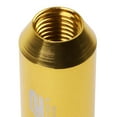 thumbnail image 4 of J2 Engineering LN-T7-010-15-GD J2 Engineering 7075 -T6 Forged Aluminum M12X1.5 16Pcs 60mm Height Open -End Lug Nut Set w / 4Pcs Lock+Key (Gold), 4 of 6