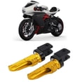 thumbnail image 3 of Motorcycle Front Footrests Aluminium Alloy Anti Slip Replacement for MV AGUSTA Brutale 800 RR RR SCS ROSSORed, 3 of 3