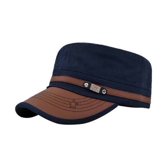 Stylish Unisex Flat Top Baseball Cap Adjustable Curved Brims for Outdoor Activities and Casual Wear