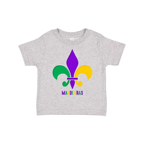 Inktastic Mardi Gras Fleur De Lis Girls Toddler T-Shirt