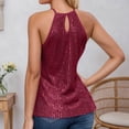 thumbnail image 7 of Womens Sequin Tank Top Sleeveless Sparkly Outfits for Women Shiny Tops Ladies Tops Womens Business Tops, 7 of 7