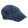 thumbnail image 1 of Sombrero Plano con Visera Gorro para golf de Vendedor de Periódicos Unisex Moda Jean Blue Colcomx Sombrero de vendedor de periódicos para hombres, 1 of 8