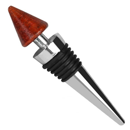 

Stainless Wine and Beverage Bottle Stopper heart Champagne Love shape Reusable